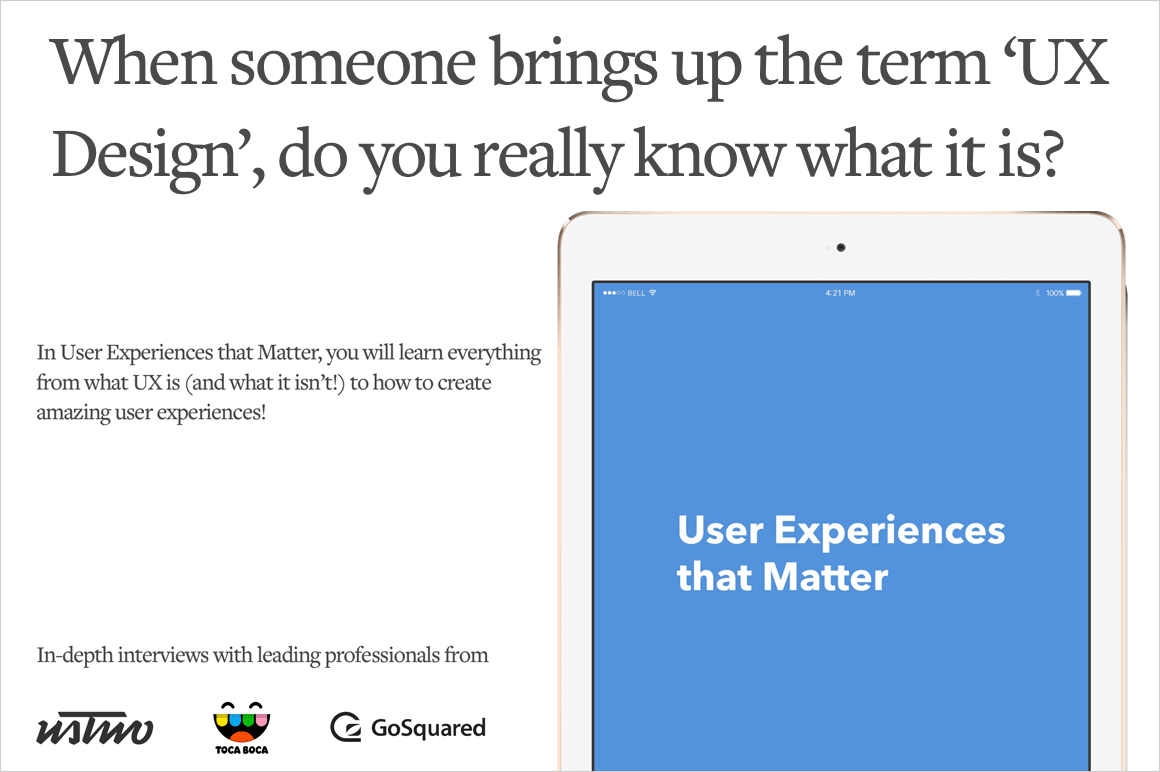 Ebook: User Experiences That Matter – only $4.97!
