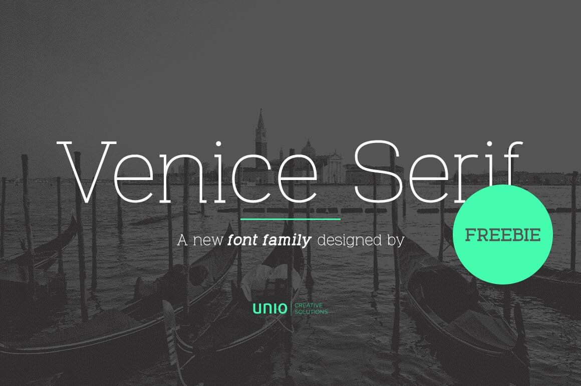 Free download: Venice Serif Font