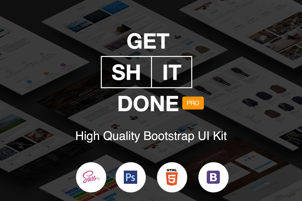 Build High Quality Professional Websites Quickly with the Bootstrap UI Kit – only $17!