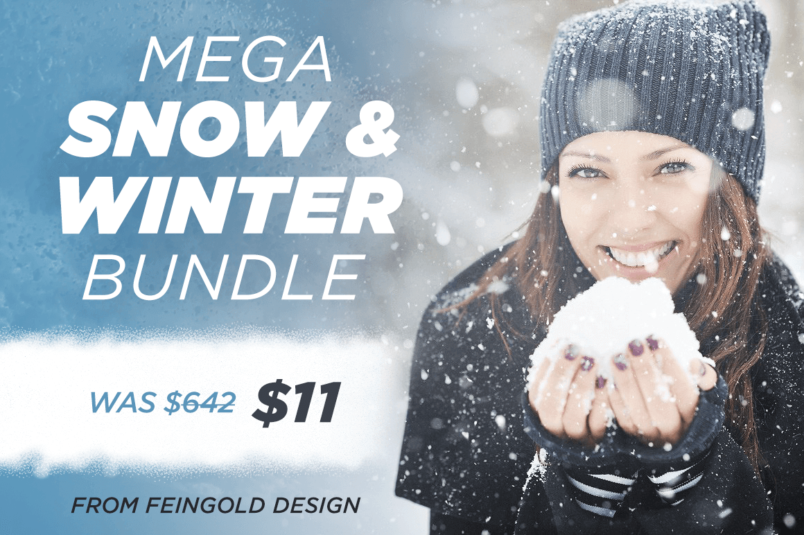 Mega Snow & Winter Bundle from Feingold Design - only $11!