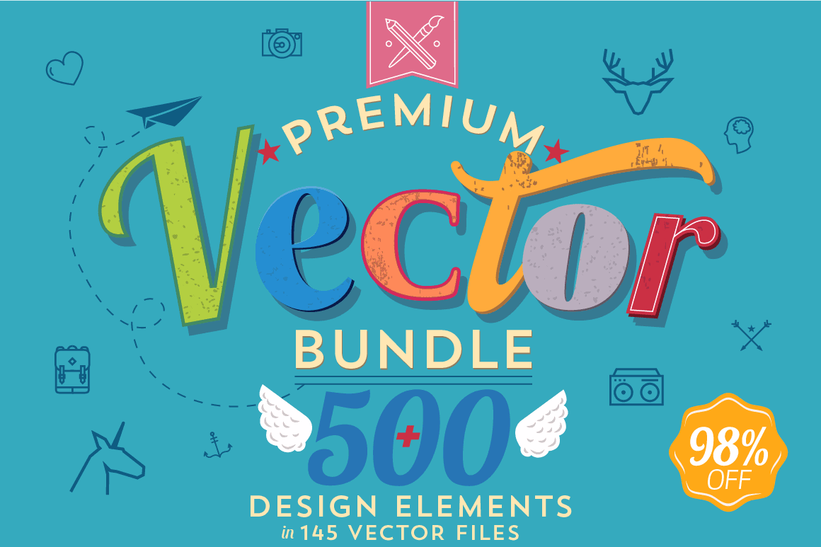 500+ Premium Quality Vectors from Noka Studio – only $17!