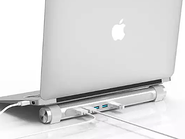 4-Port USB Hub MacBook Air Stand for $31