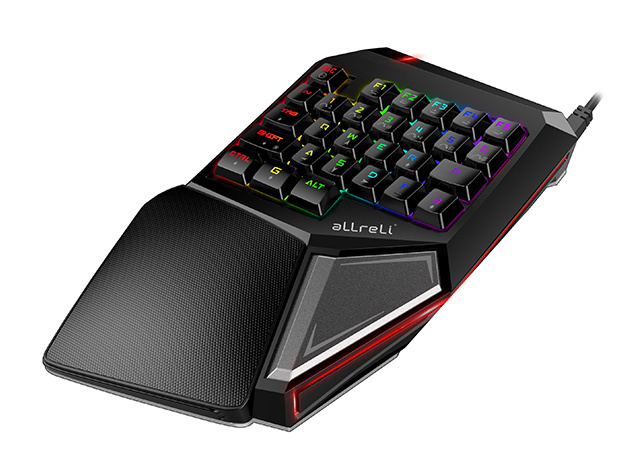 T9 Plus Single-handed Mechanical Gaming Keyboard for $54