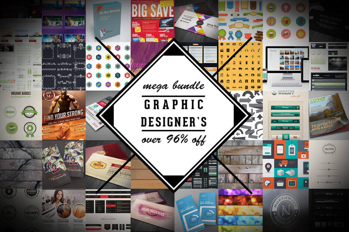 1,000+ Elements in the Vandelay Professional Designer’s Mega Bundle – only $39!