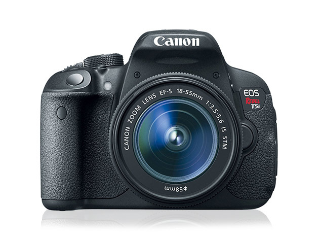 Canon EOS Rebel T5i DSLR Camera + 18-55mm IS Lens for $499