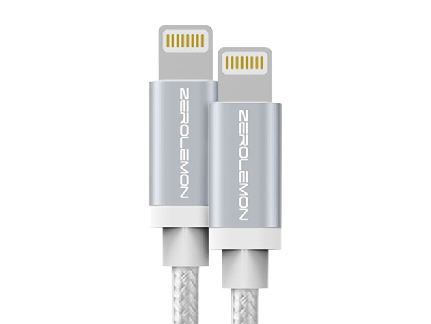 ZeroLemon Rugged MFi-Certified Lightning to USB 2-Meter Cable: 2-Pack for $23