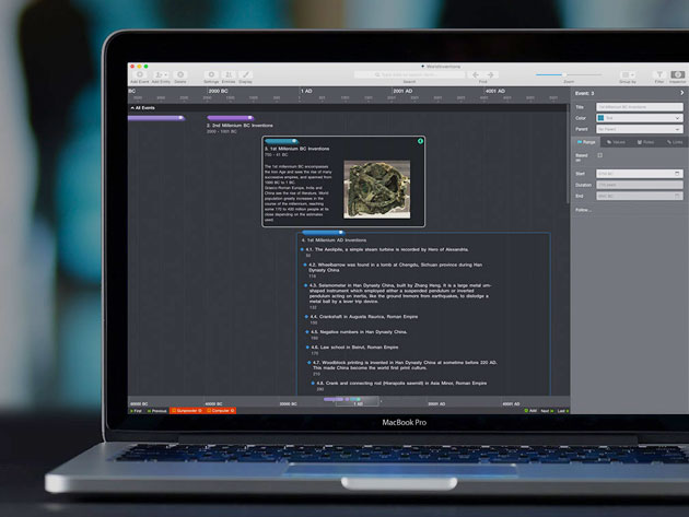 Aeon Timeline 2 for Mac & Windows for $22