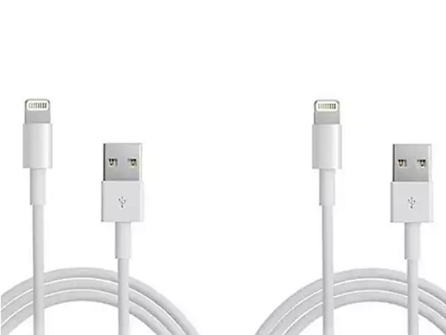 6.5-Ft Apple MFi-Certified Lightning Cable: 3-Pack for $29