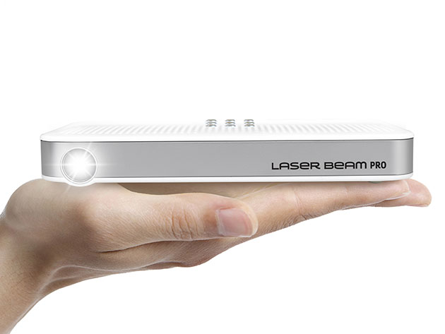 Laser Beam Pro C200 Focus Free HD Portable Projector for $485