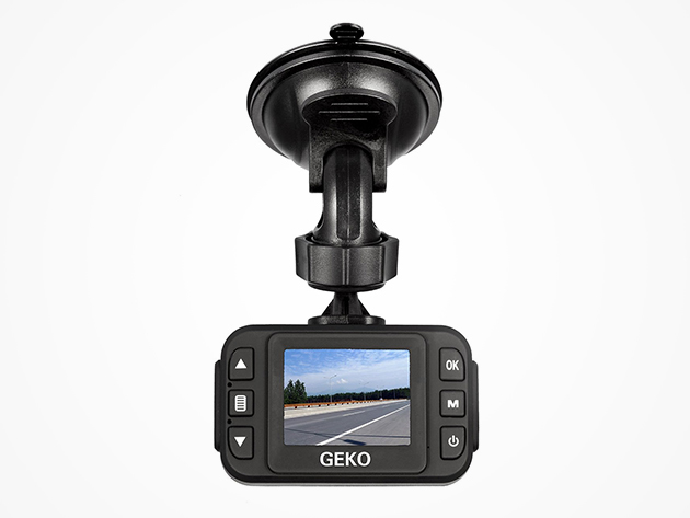GEKO Full-HD 1080P Dash Cam for $59