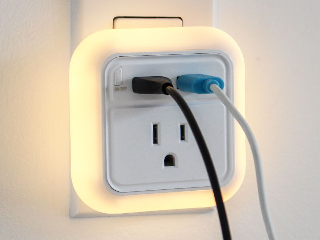 Travel USB Wall Charger with LED Nightlight for $16