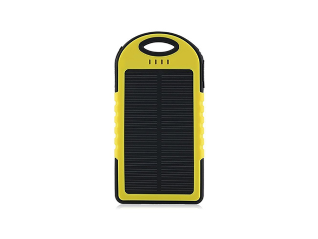 Universal Waterproof Solar Charger (Yellow) for $13