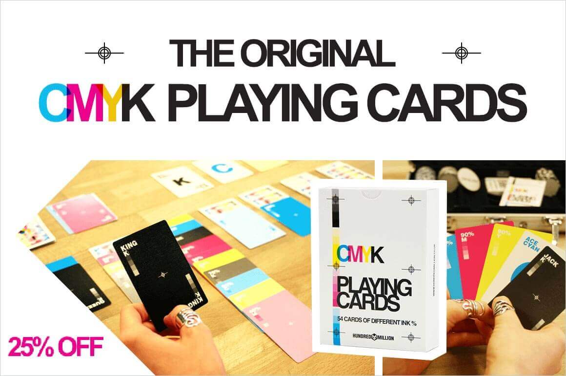 The Original CMYK Playing Cards – $9!