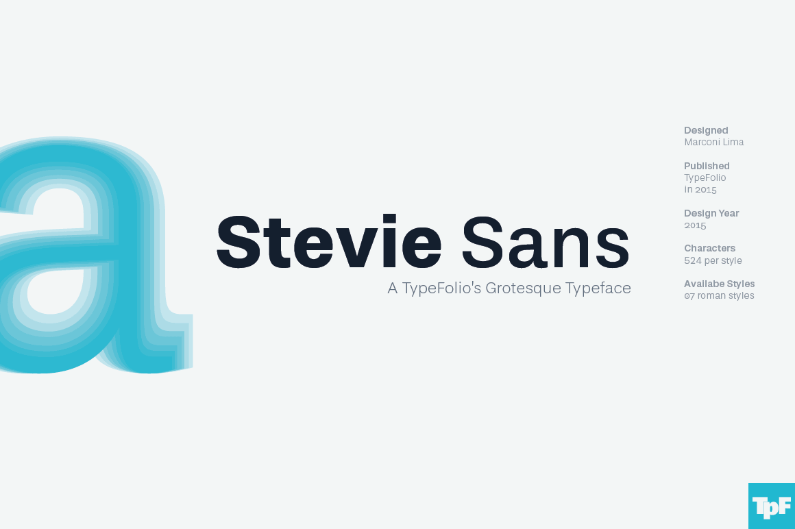 Stevie Sans: a Neo Grotesque Font Family of 7 fonts – only $9!