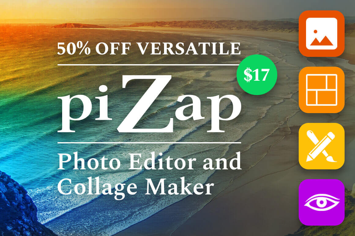 50% off Versatile piZap Photo Editor and Collage Maker