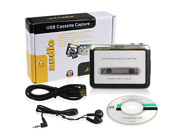 Audio Cassette to MP3 Music Converter for $20