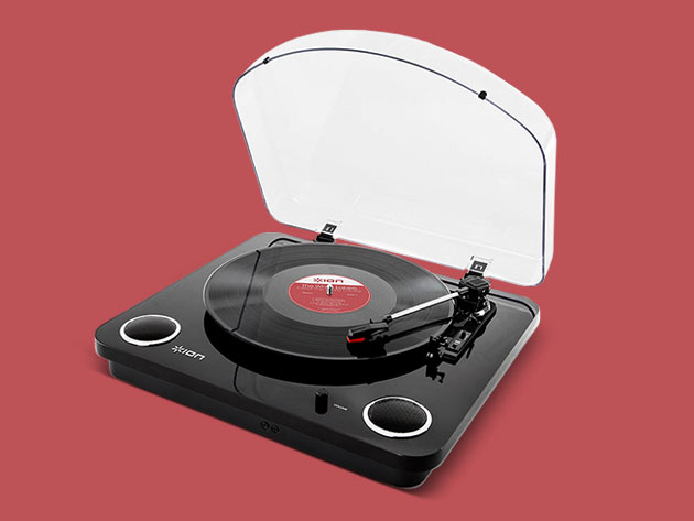 Conversion Turntable with Stereo Speakers for $65
