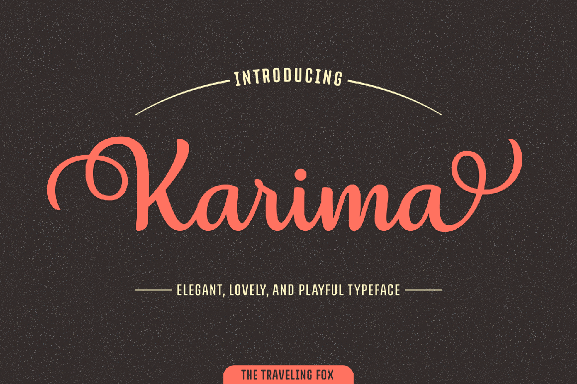 1000+ Unique Characters in Stunning Karima Script Font – only $7!