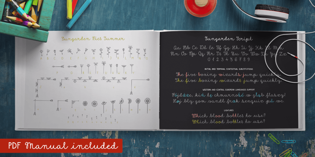 The Sungarden Collection of 400 Flowery HandDrawn Illustrations in 8