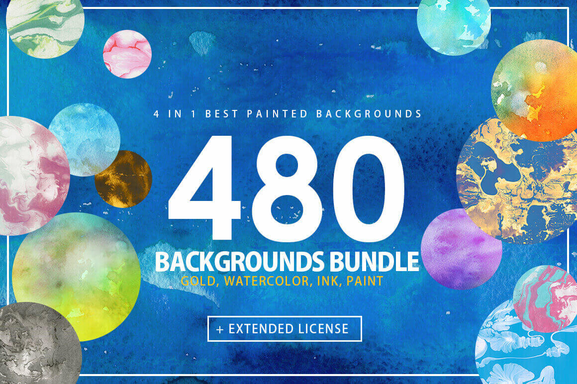 480 Super High-Resolution Painted Backgrounds - only $17!