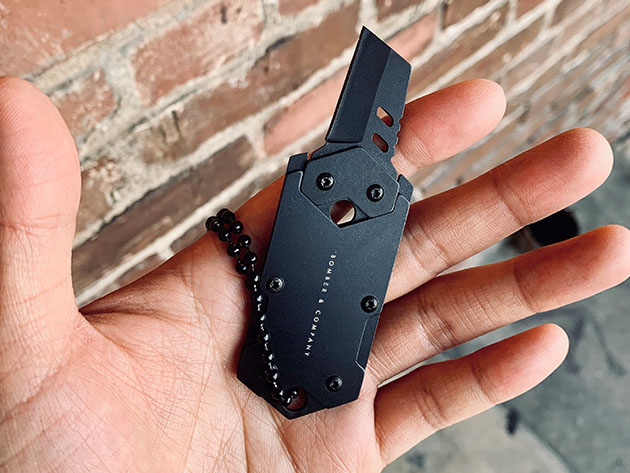 B-2 Dog Tag: Fully Concealed Nano Blade Pocket Knife for $34