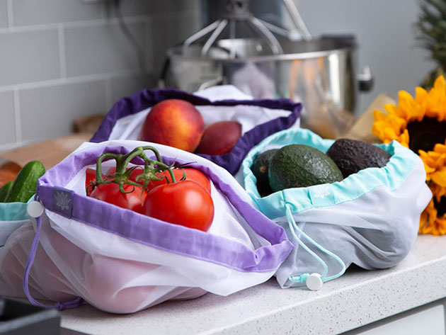 Lotus Produce Bags: Set of 9 for $16