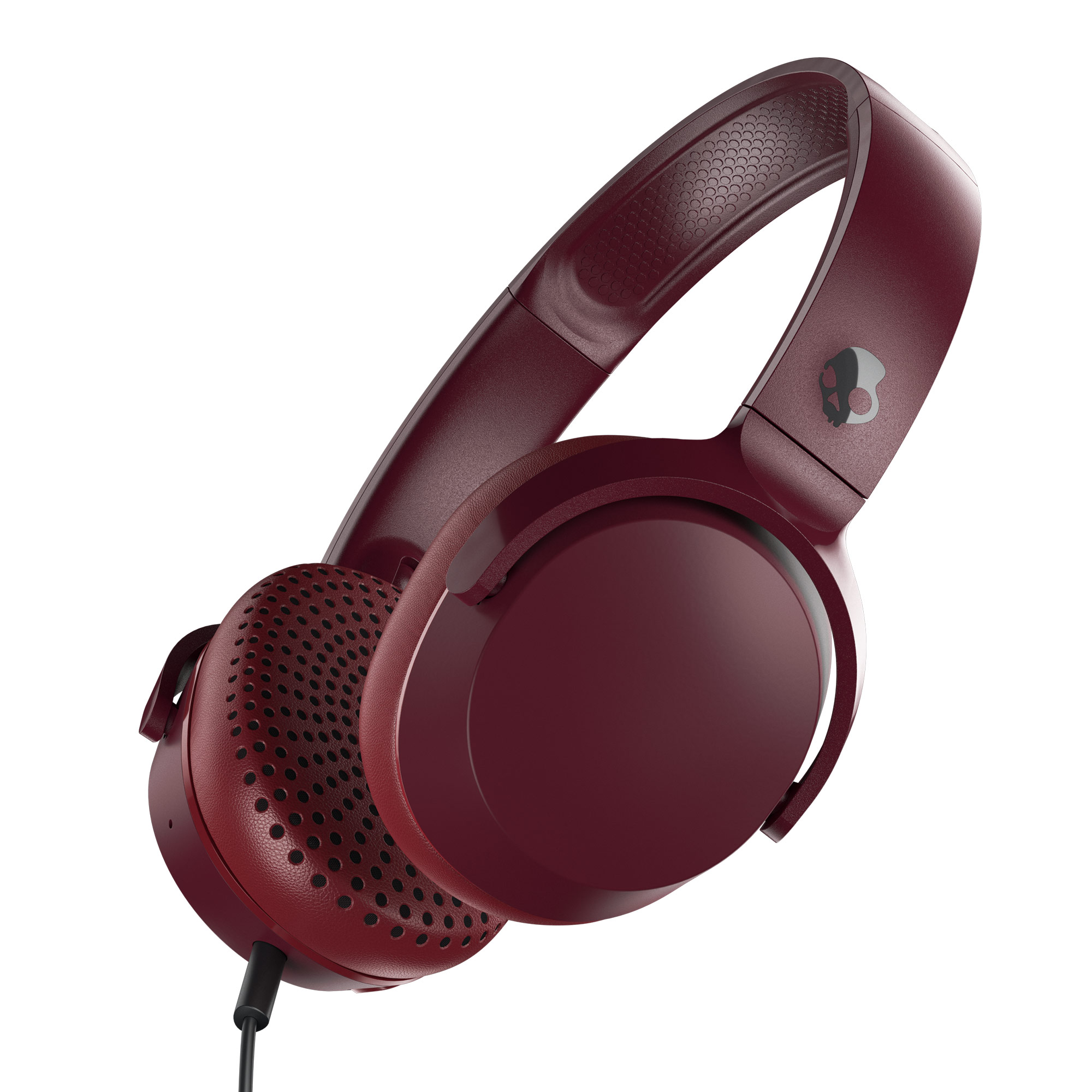 Skullcandy Riff On-Ear Durable Headphone – Deep Red for $19