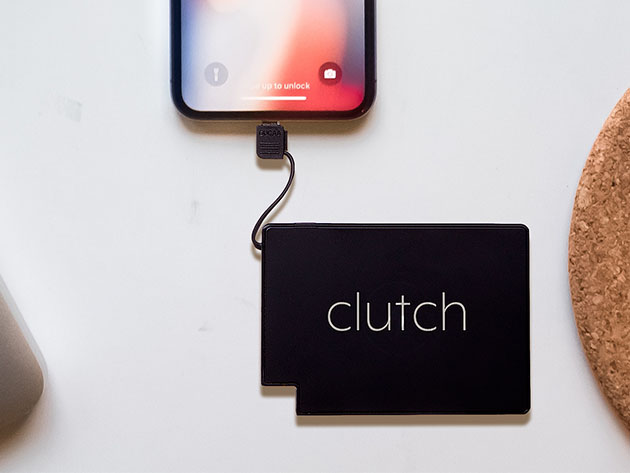 Clutch: The World’s Thinnest Portable Charger for $26