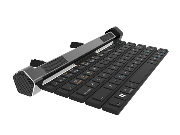 Gotype Rollable Keyboard with Bluetooth Speaker for $84