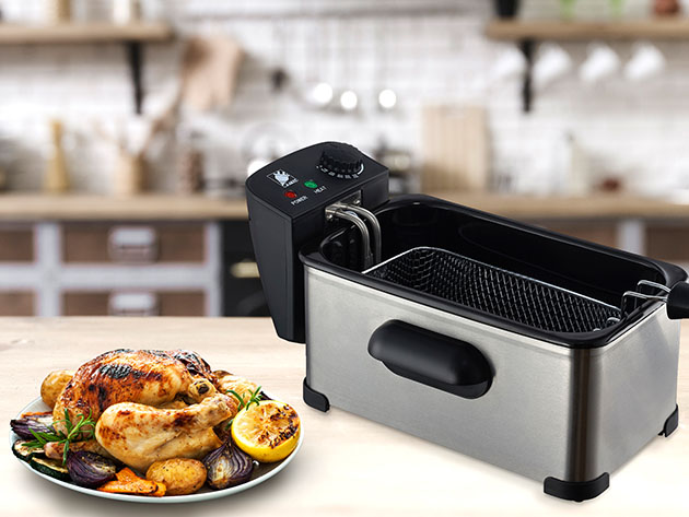 Deep Fryer with 3L Oil Capacity for $37