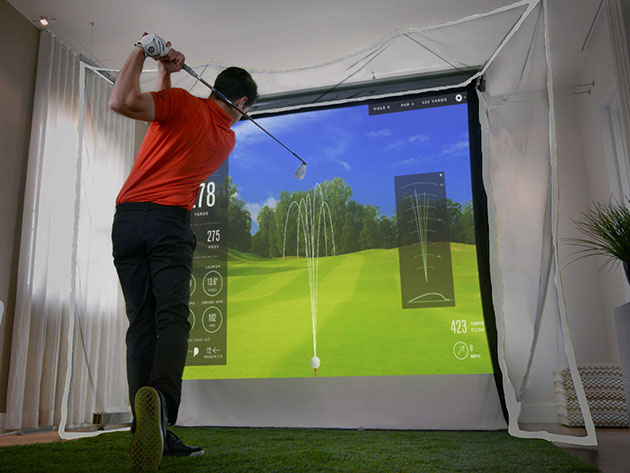 HomeCourse® Indoor Golf Simulator Enclosure for $1,899