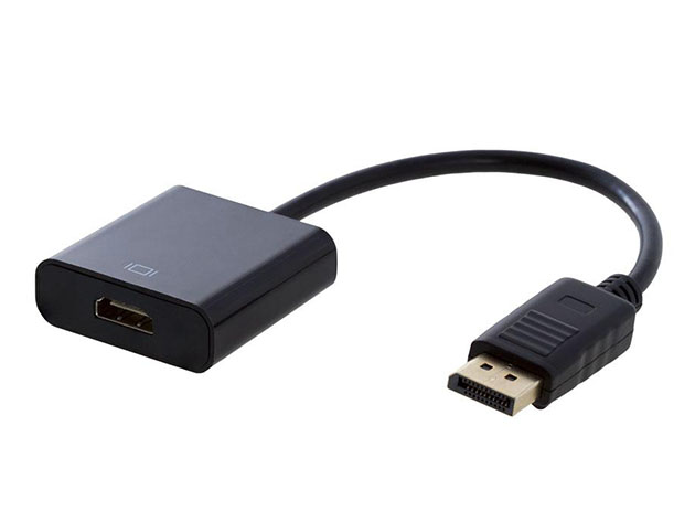 6" Cable Adapter: DisplayPort to HDMI  for $13