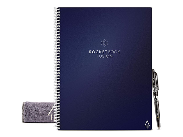 Rocketbook Fusion Smart Reusable Notebook Set (Letter Size/Blue) for $69