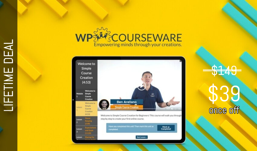 WP Courseware Lifetime Deal for $39