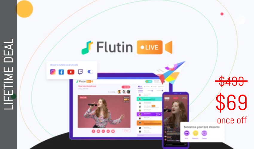 Flutin Live Lifetime Deal for $69
