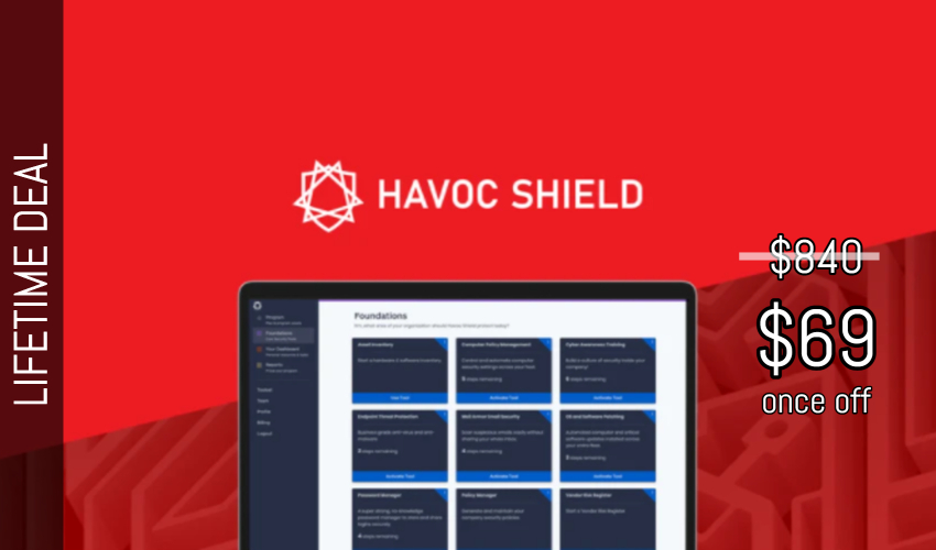 Havoc Shield Lifetime Deal for $69