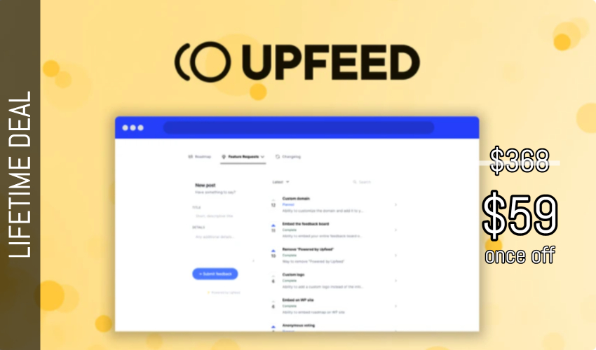 Upfeed Lifetime Deal for $59