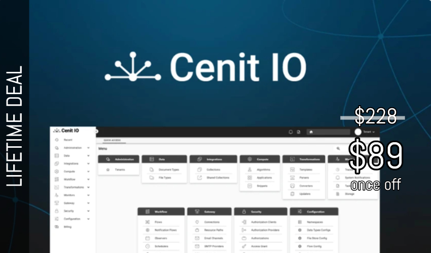 Cenit IO Lifetime Deal for $89