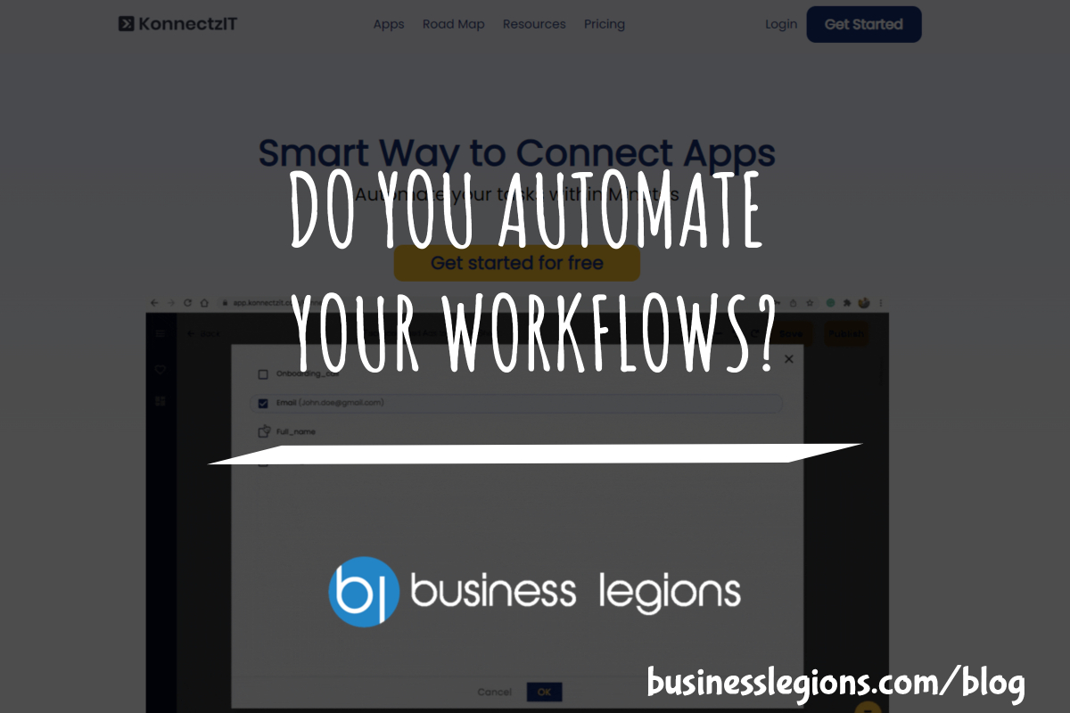 DO YOU AUTOMATE YOUR WORKFLOWS?