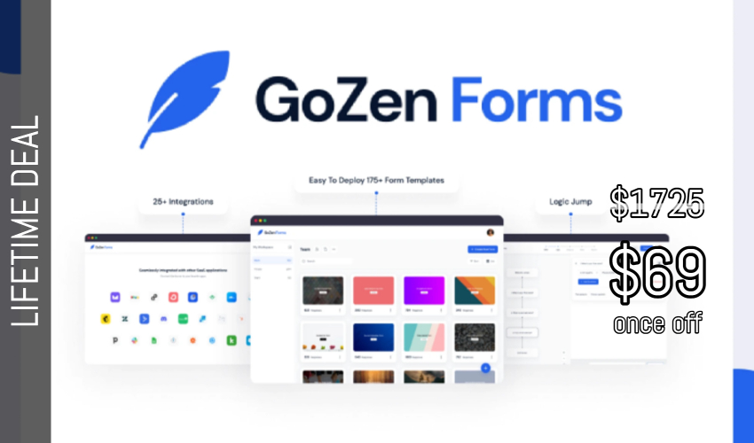 GoZen Forms Lifetime Deal for $69