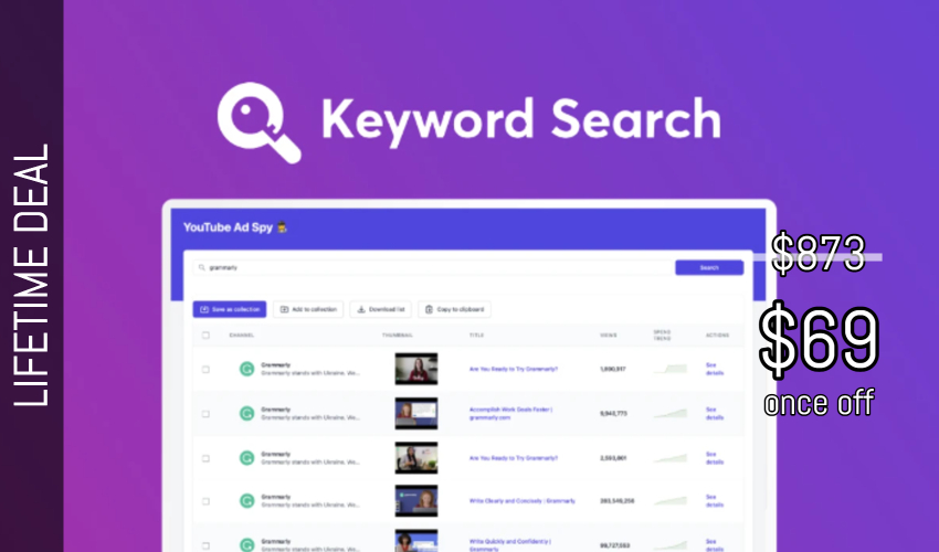 Business Legions - Keyword Search Lifetime Deal for $69