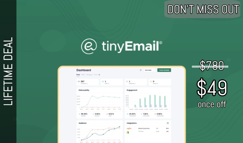 tinyEmail Lifetime Deal for $49