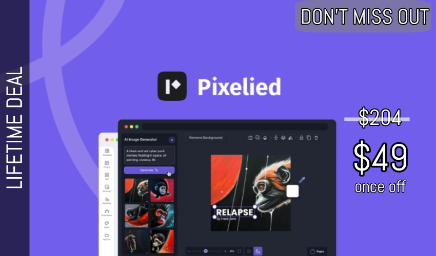 Pixelied Lifetime Deal for $49