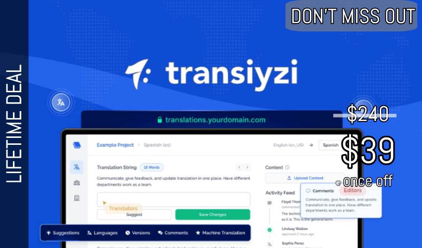 Transiyzi Lifetime Deal for $39